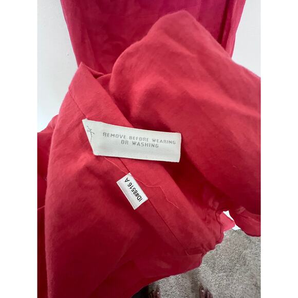 ANN TAYLOR LOFT Women's Coral Summer Dress A-Line in Size 6 - Picture 8 of 9